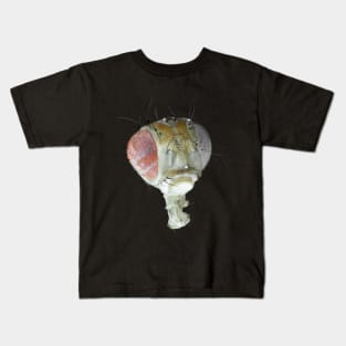 Head of Drosophila under the microscope Kids T-Shirt